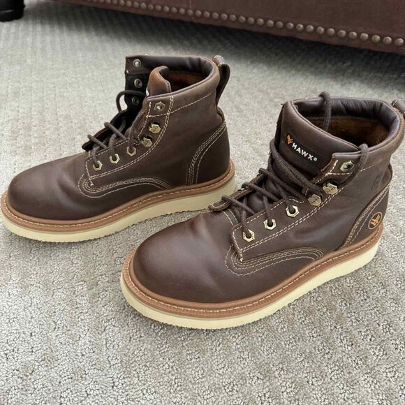 Hawx Men's 6" Lacer Work Boots - Soft Toe - Picture 5 of 7